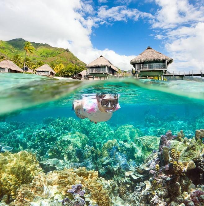 VIÊN NGỌC QUÝ GIỮA LÒNG NAM THÁI BÌNH DƯƠNG BORA BORA